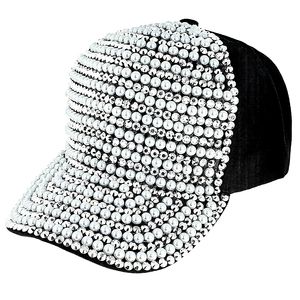Gorgeous Rhinestones and Pearls Women's Baseball Cap NWT